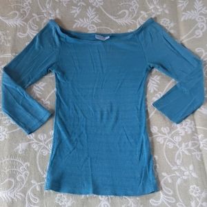 Michael Stars stretchy boat neck top